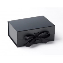 Pudełko ozdobne z logo czarne A5 23,5cm x 17cm x 10cm